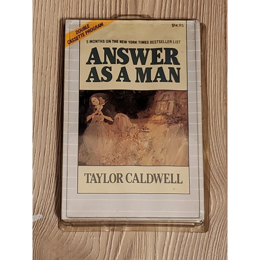 Answer As‎ A Man By Taylor Caldwell Audiobook Cassette